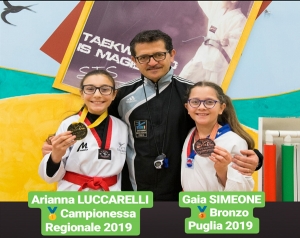 Campionati Regionali Puglia 2019 di taekwondo, tarantini sugli scudi