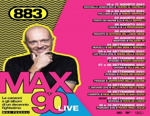MAX PEZZALI - MAX 90 LIVE: NUOVA DATA A MODENA, 17 SETTEMBRE 2021