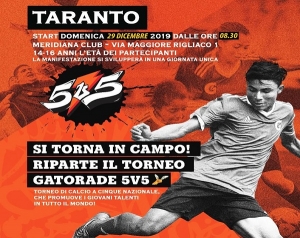 Junior Taranto. Bella esperienza al torneo Gatorade