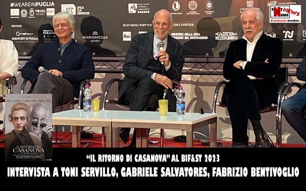 Il ritorno di Casanova al Bif&amp;st 2023 | Intervista a TONI SERVILLO, GABRIELE SALVATORES e FABRIZIO BENTIVOGLIO