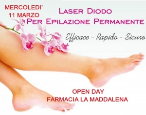 Farmacia La Maddalena. Annullato l&#039;open day dedicato all&#039;epilazione laser