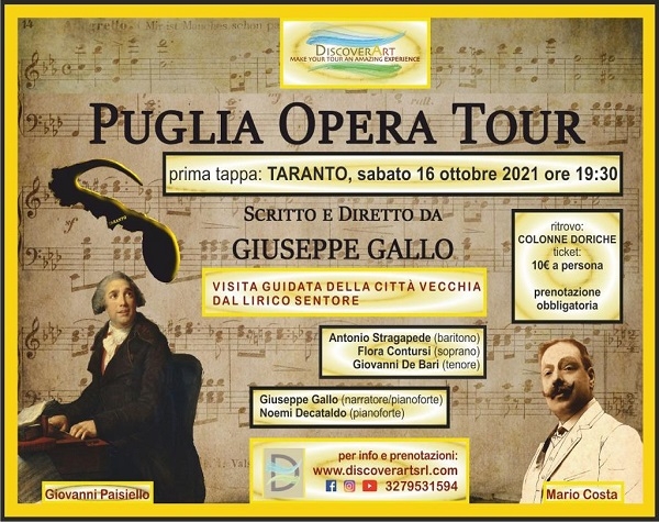 Comincia il Puglia Opera Tour