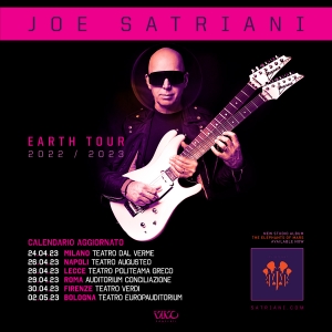 Joe Satriani, il rocker a Lecce il 28 aprile