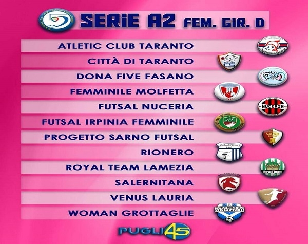 Serie A2 per la Woman Futsal Club Grottaglie