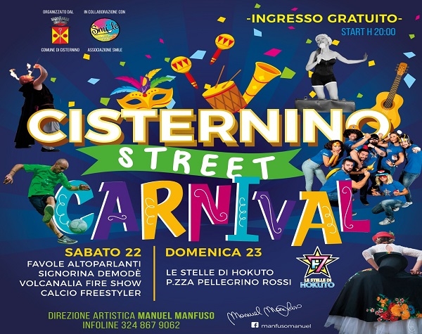 EVENTI. Arriva il Cisternino Street Carnival