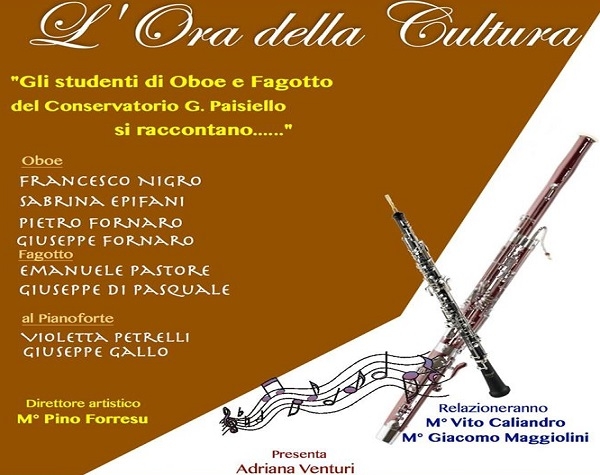 MUSICA. Gli studenti del Conservatorio Paisiello protagonisti de “L’Ora della Cultura”