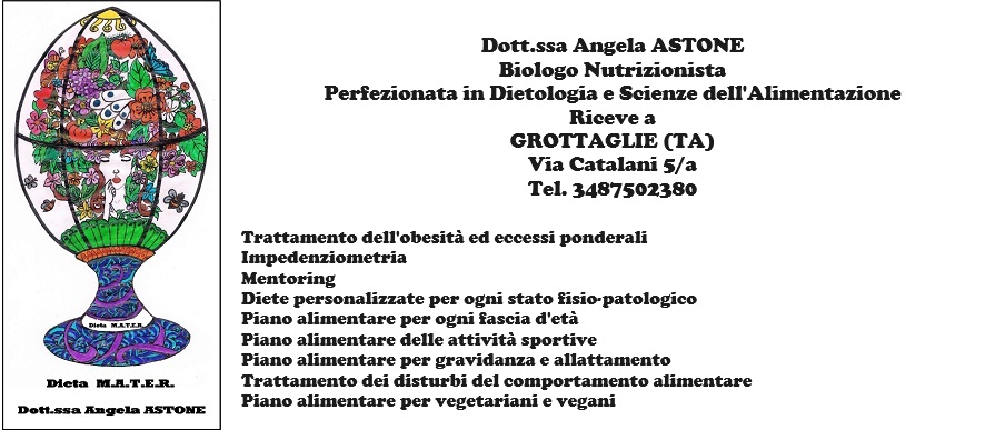 Dott.ssa Angela Astone – Biologo Nutrizionista