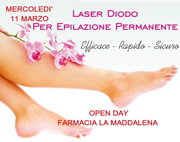 Farmacia La Maddalena. Open Day dedicato all’epilazione laser