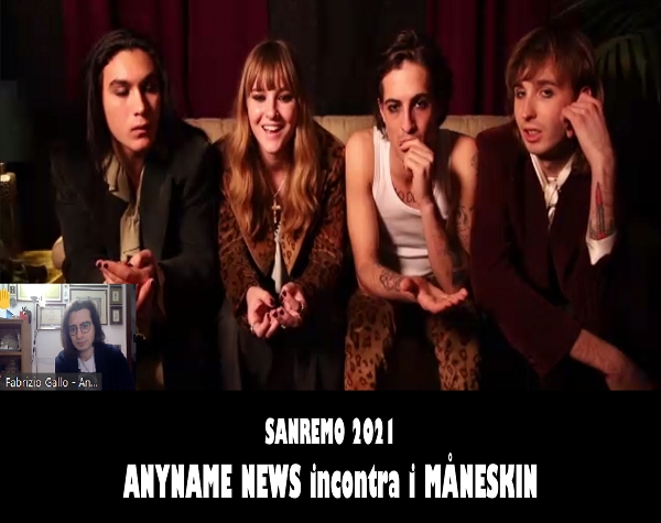 SANREMO 2021: Intervista ai MÅNESKIN