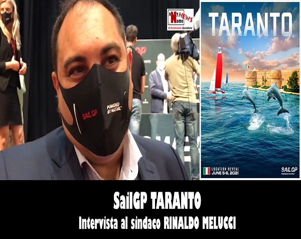 SailGP, Intervista al Sindaco di Taranto Rinaldo Melucci