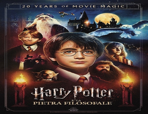 HARRY POTTER E LA PIETRA FILOSOFALE – Il film torna nelle sale dal 9 al 12 dicembre in occasione del 20esimo anniversario – Tanti eventi e i lanci di nuovi prodotti e collezioni previsti in questi mesi