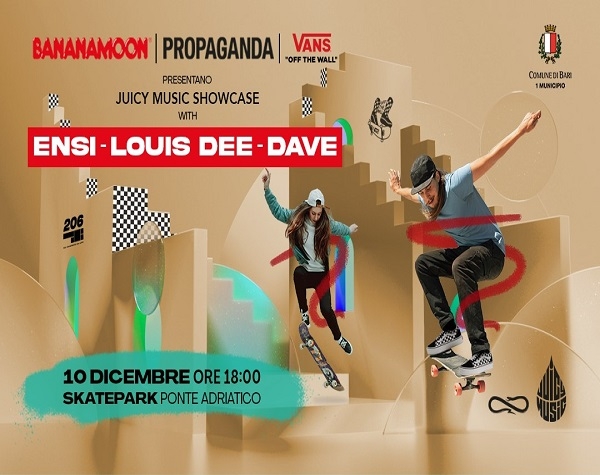 Lo skatepark di Bari ospita il primo showcase della Juicy Music