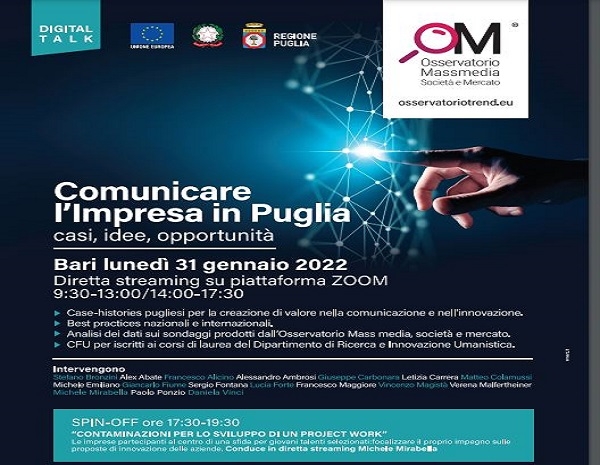 Convegno “Comunicare l’Impresa in Puglia – casi, idee, opportunità”