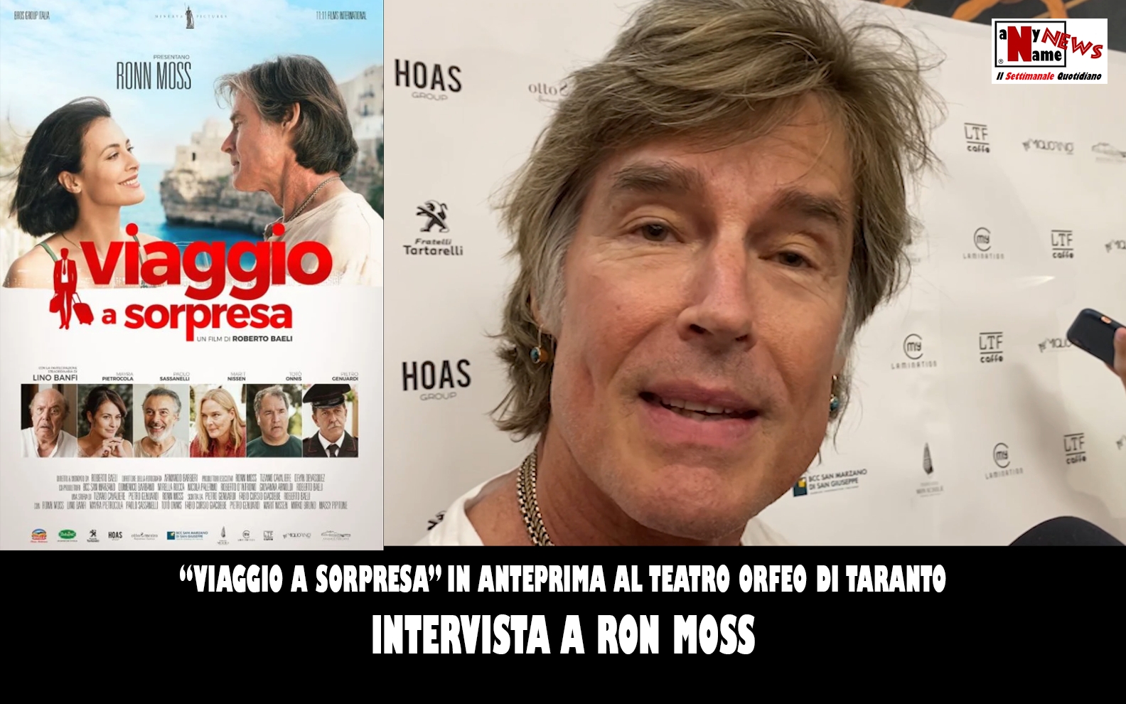 Viaggio a Sorpresa | Intervista a RON MOSS: «L’Italia, per me, è come una seconda casa.»