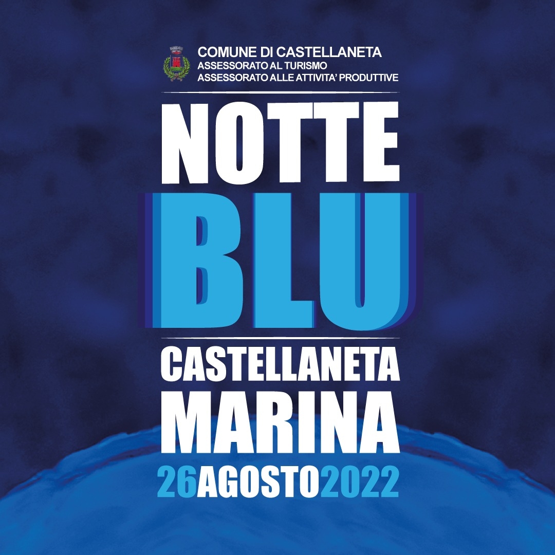 La notte Blu tra commercio e arte in vetrina