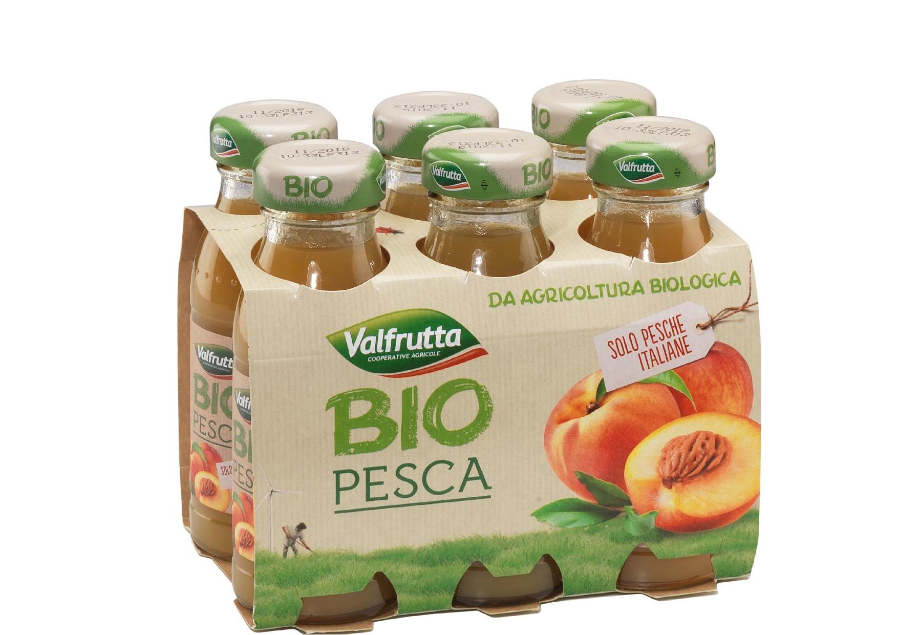 VALFRUTTA BIO, tutto il buono del biologico,nella linea di succhi di frutta