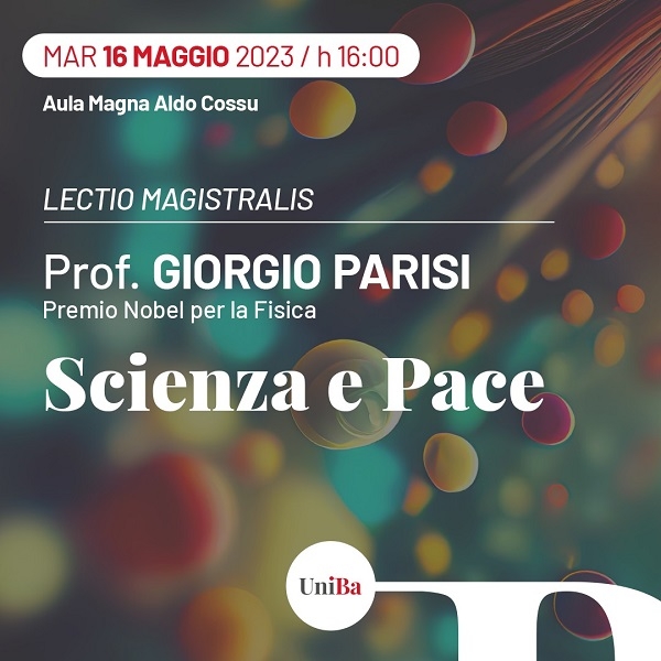 UniBa conferisce il Sigillo d’Oro al Nobel prof. Giorgio Parisi