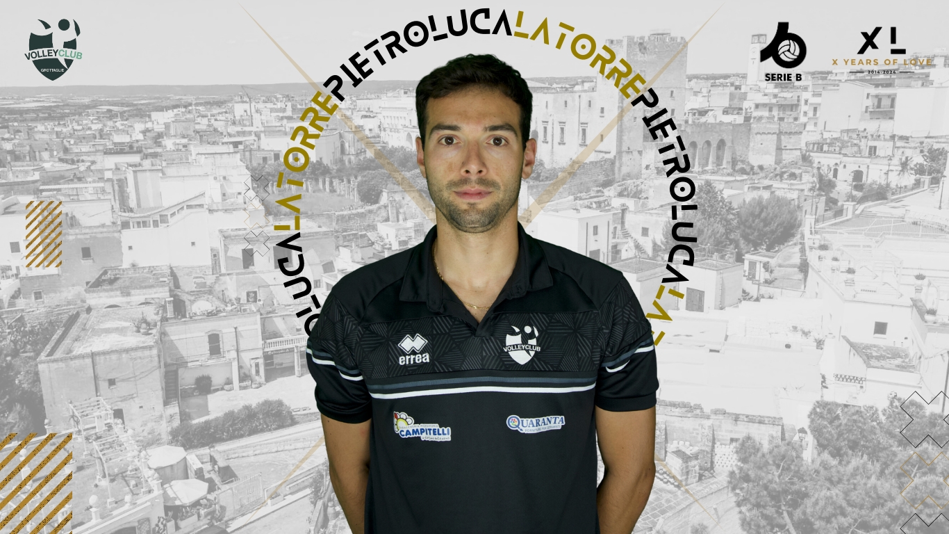 Volley Club Grottaglie: Pietro Luca Latorre è il nuovo regista granata