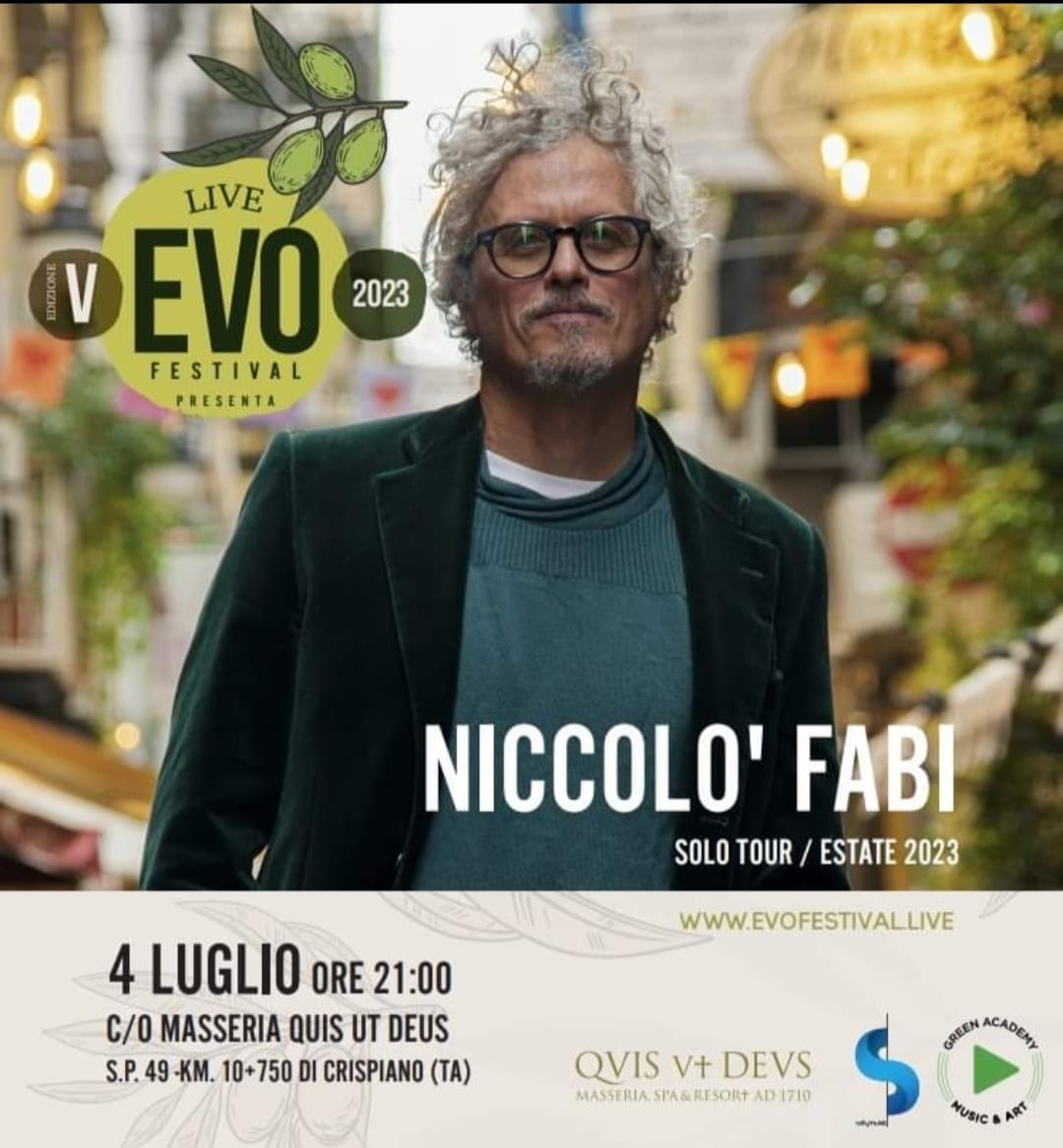 NICCOLO’ FABI PROTAGONISTA DELLA PRIMA SERATA DEL LIVE EVO FESTIVAL