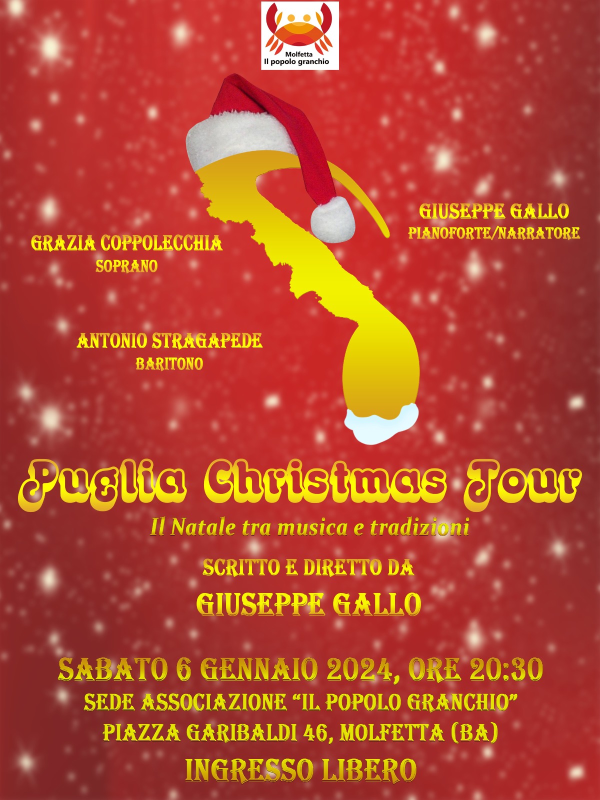 Puglia Christmas Tour a Molfetta il giorno dell’Epifania