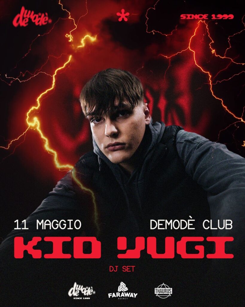 Il rapper Kid Yugi al Demodè con il suo dj set