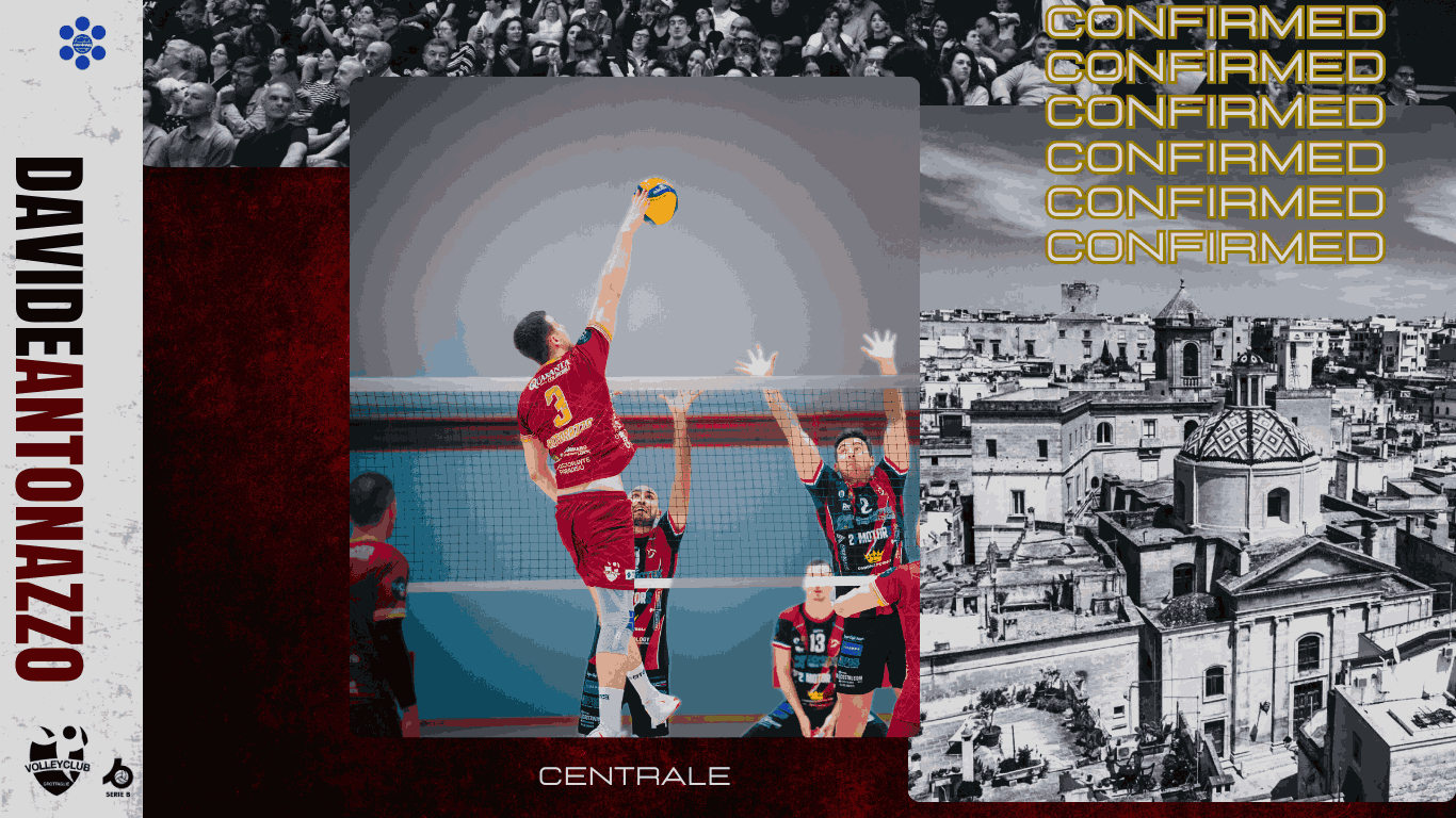 Il Volley Club Grottaglie e Davide Antonazzo ancora insieme