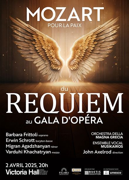 ORCHESTRA MAGNA GRECIA, Mercoledì 2 aprile al Victoria Hall di Ginevra con il “Requiem” di Mozart