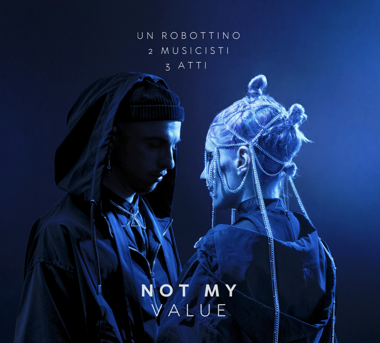 1 robottino, 2 musicisti, 3 atti –  NOT MY VALUE IN TOUR