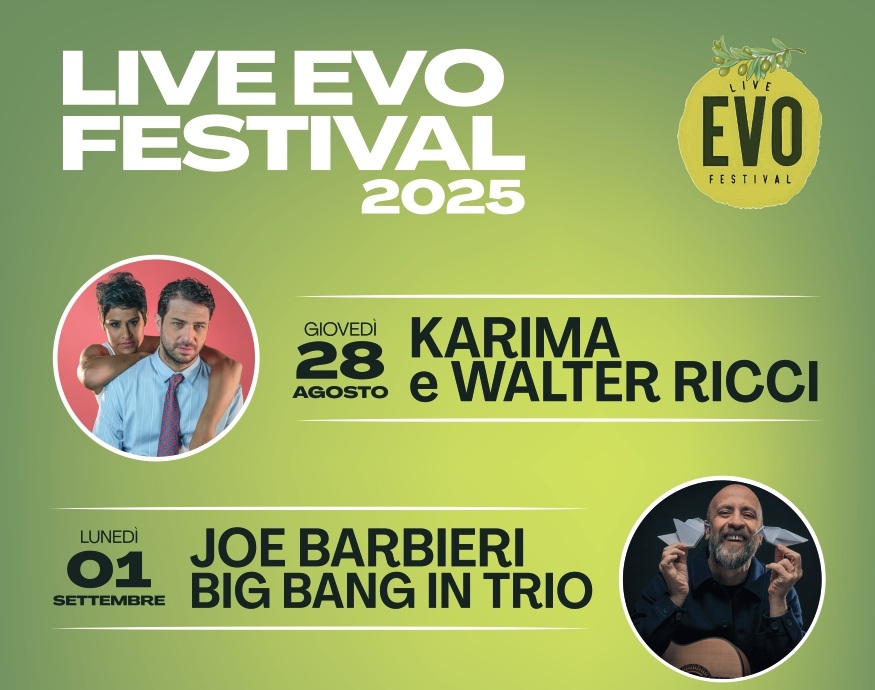A TARANTO KARIMA, WALTER RICCI E JOE BARBIERI BIG BANG IN TRIO