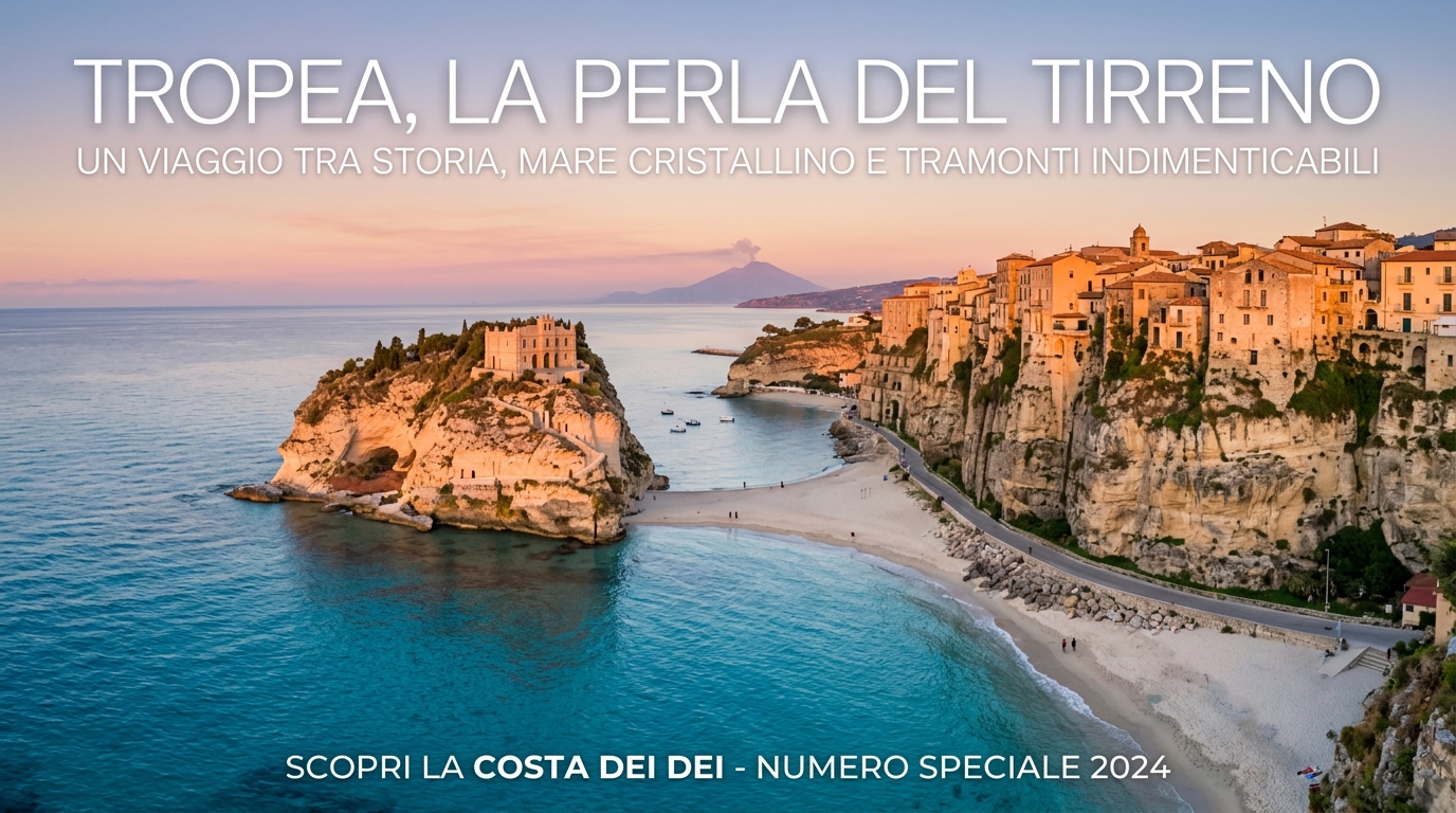 Tropea, la perla del Tirreno incastonata tra roccia e mare cristallino