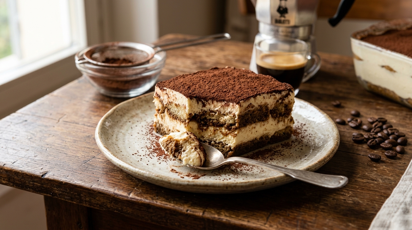 Tiramisù Classico: I Segreti per Preparare a Casa il Dolce Italiano Più Amato al Mondo
