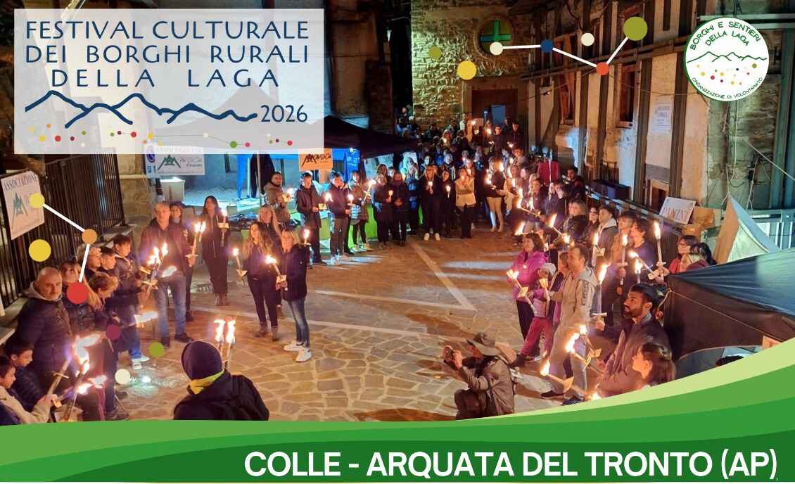 A Colle di Arquata del Tronto il Festival Culturale dei Borghi della Laga tra i “Maestri del Fuoco”