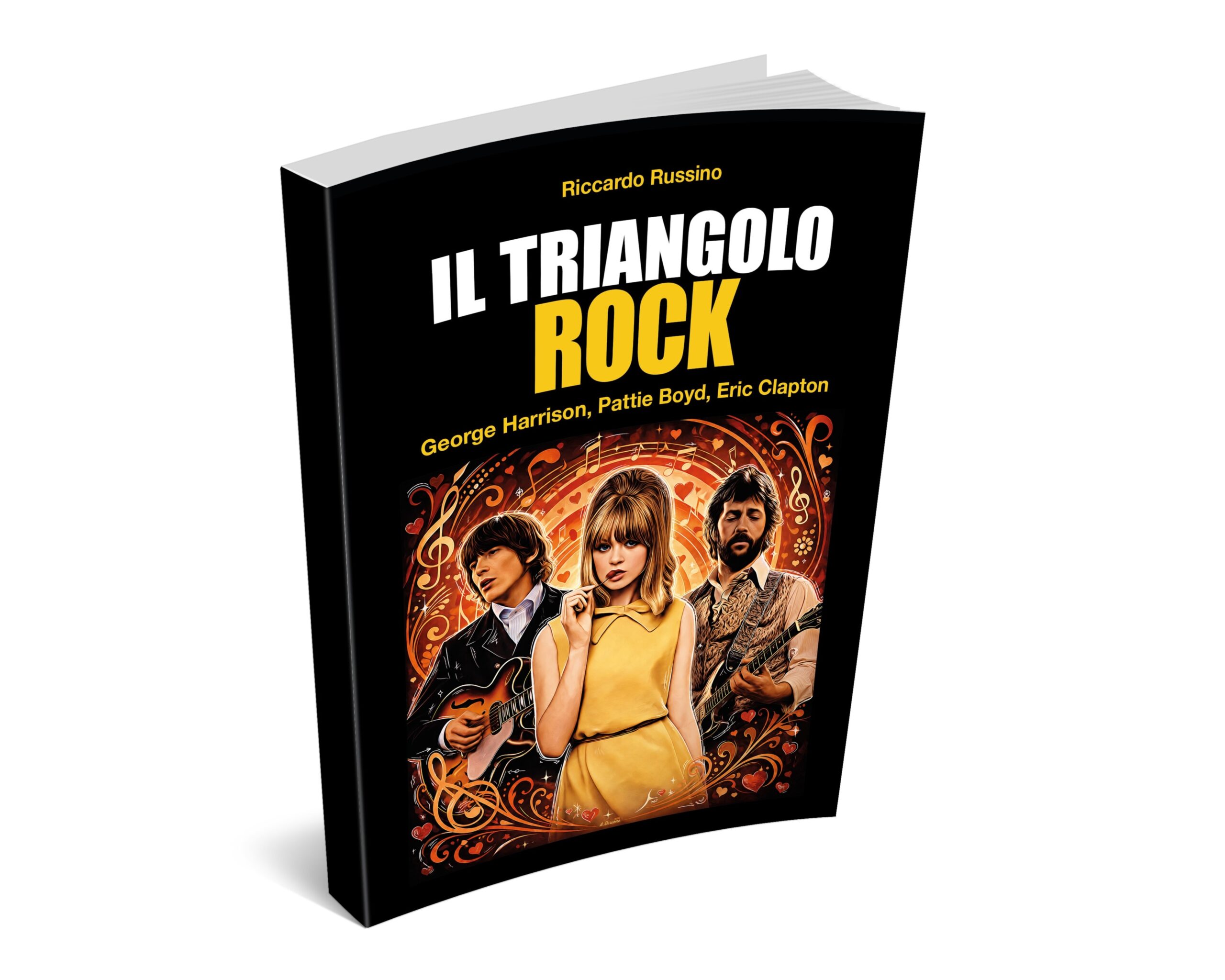 George Harrison, Eric Clapton e Pattie Boyd: “Il triangolo rock” diventa un libro