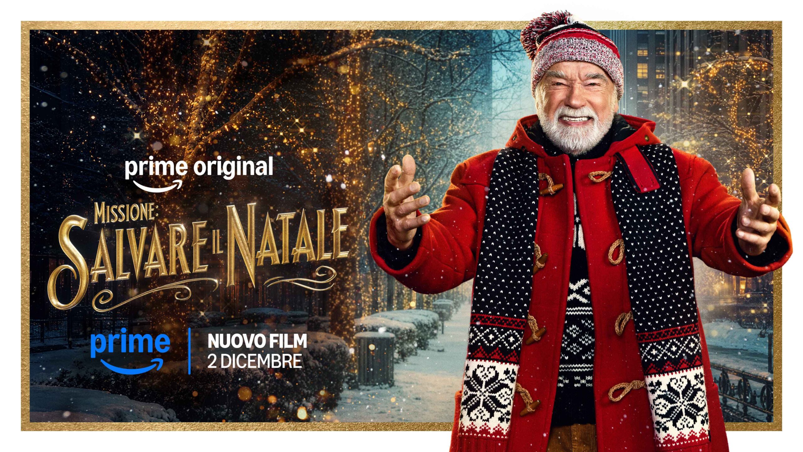 “MISSIONE: SALVARE IL NATALE” | Il teaser e il poster del nuovo film di Natale con Arnold Schwarzenegger 